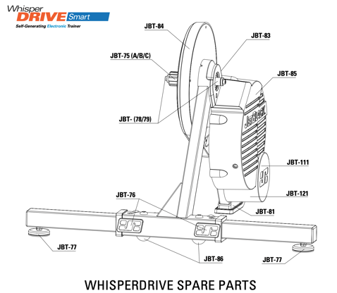 WhisperDrive spare parts